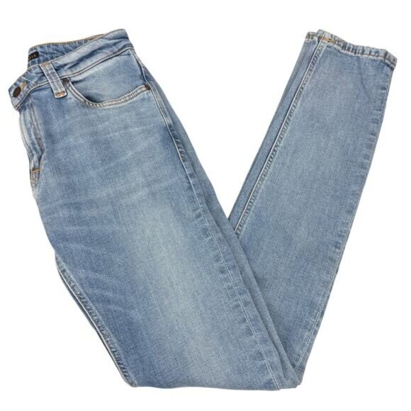 NUDIE JEANS Men's Skinny Lin Jeans Light Blue Power 29 X 34 - Picture 2 of 8